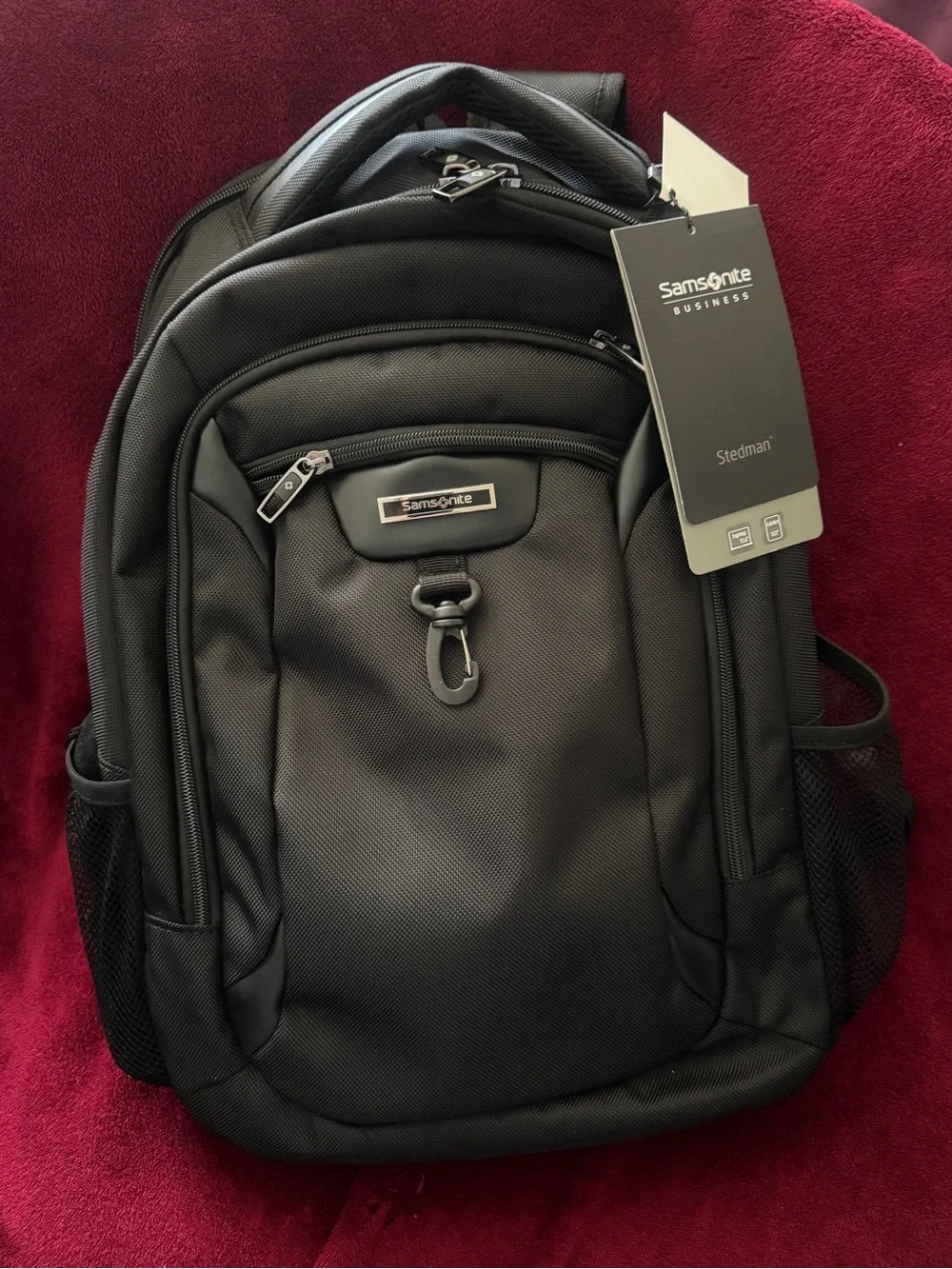 Samsonite Black Business Backpack with Front Organizer